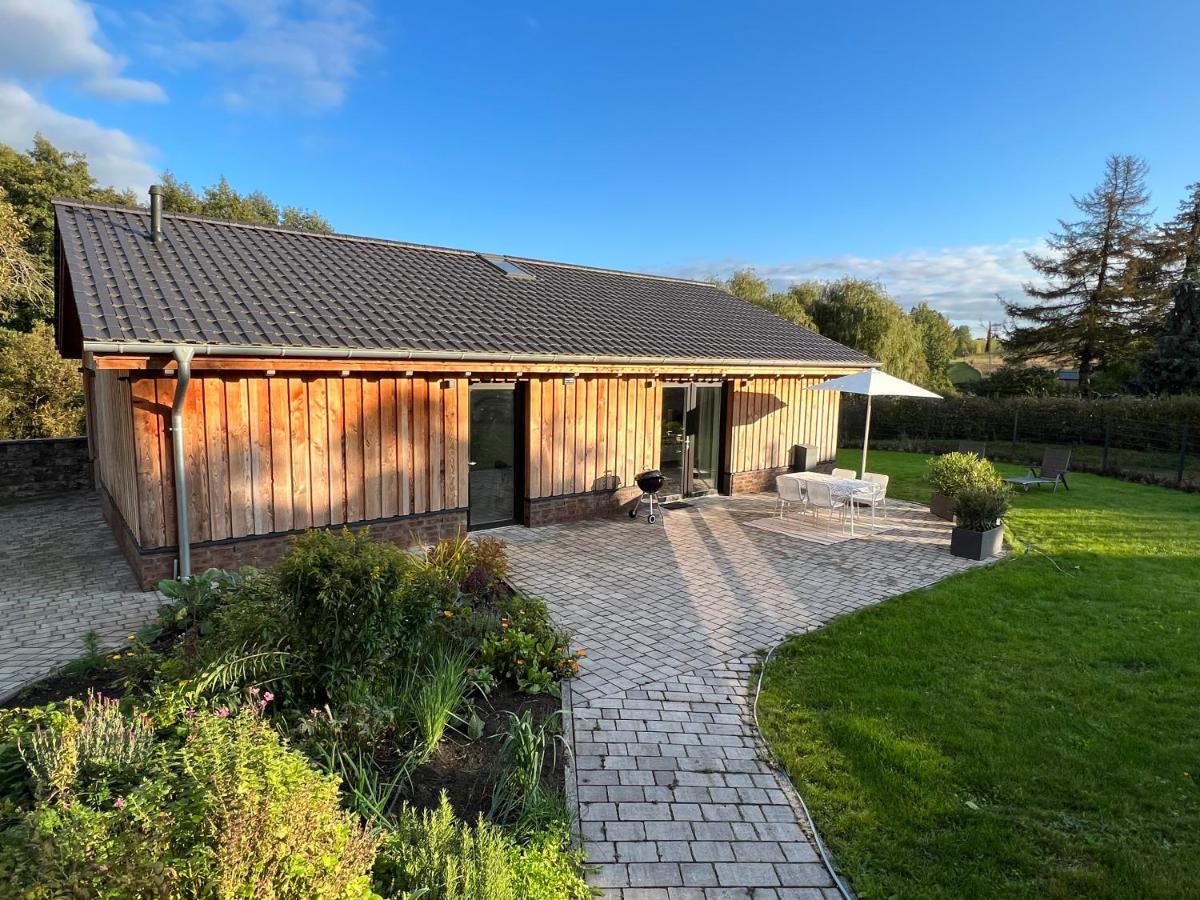 Ferienhaus Auszeit Mit Sauna Schwarz Esterno foto