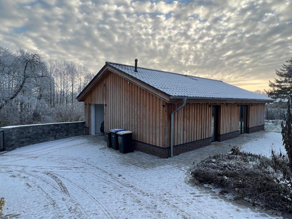 Ferienhaus Auszeit Mit Sauna Schwarz Esterno foto