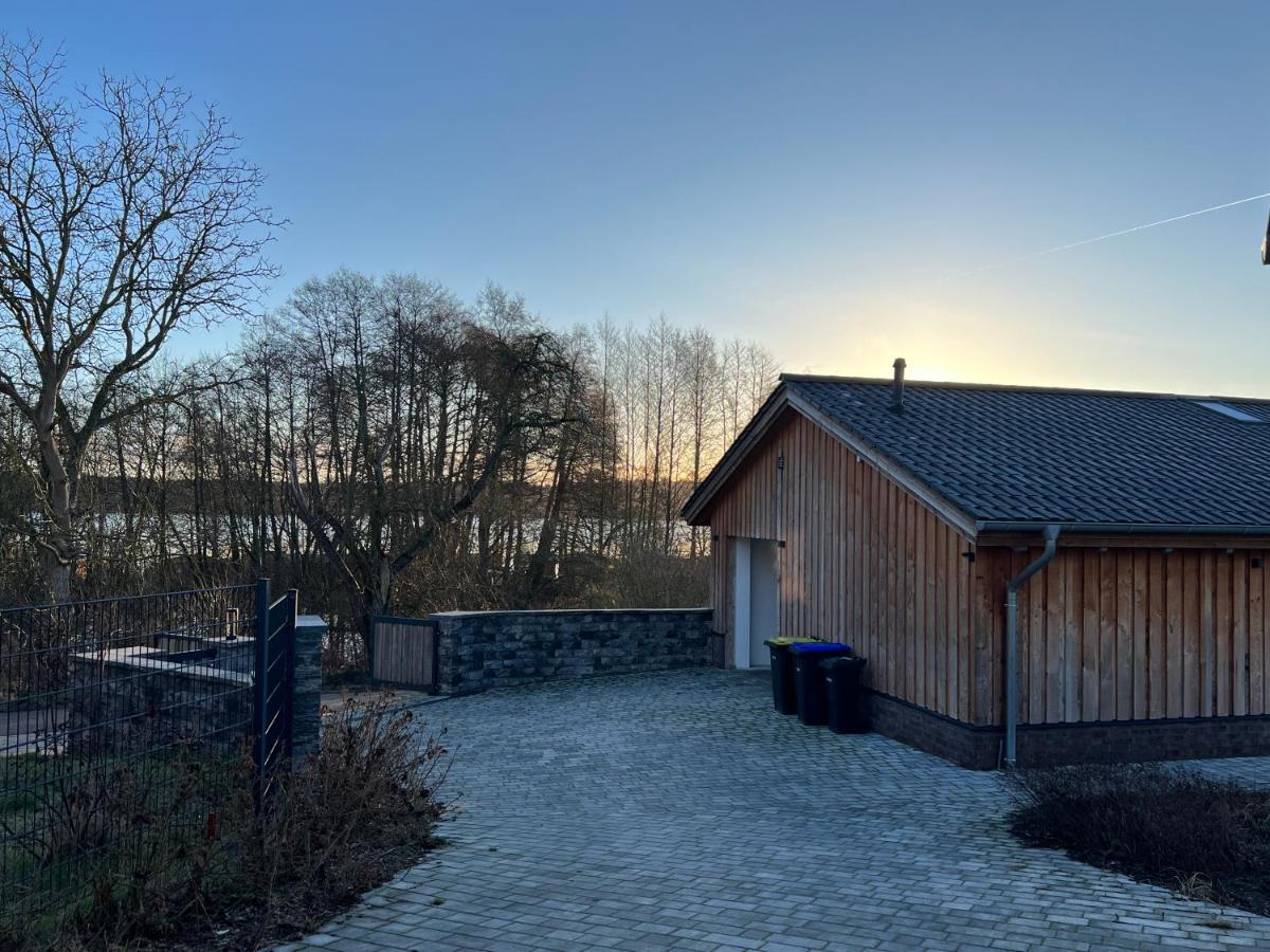 Ferienhaus Auszeit Mit Sauna Schwarz Esterno foto