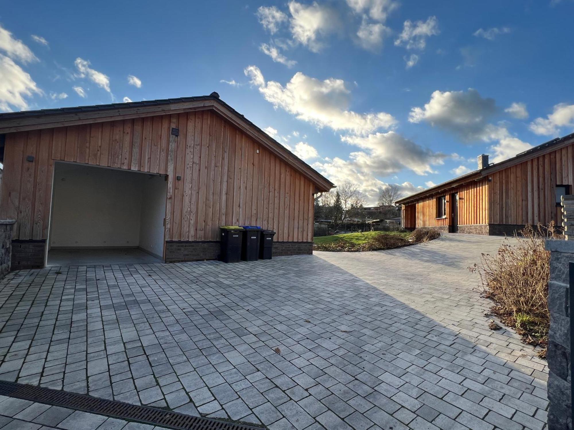 Ferienhaus Auszeit Mit Sauna Schwarz Esterno foto